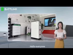 IP55 Sistema di accumulo energetico domestico a stacking libero con interfaccia di comunicazione Canbus/RS485